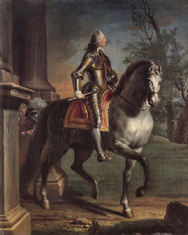 Equestrian portrait of King George II, Joseph Highmore